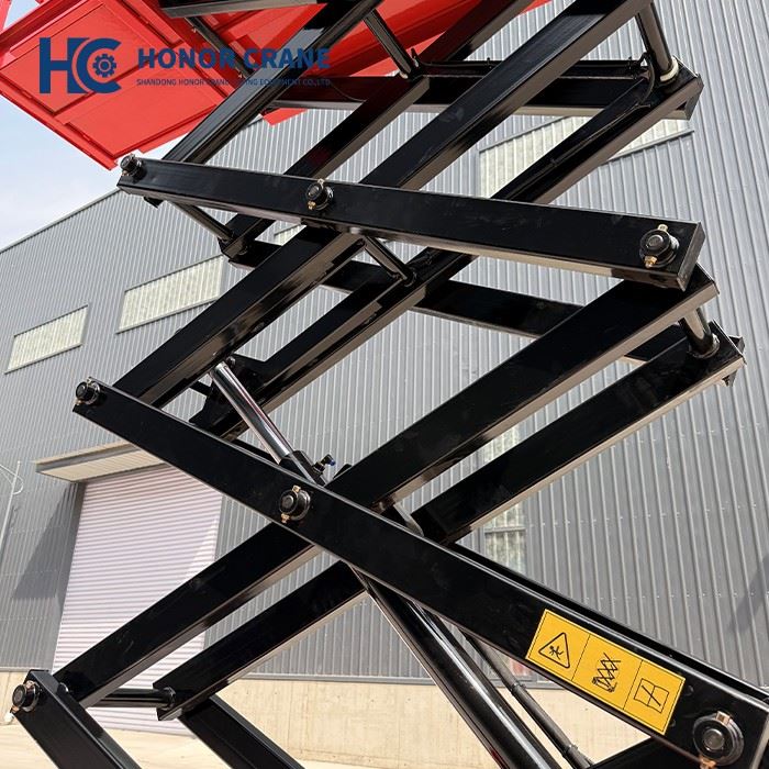 Indoor Outdoor Self Moving Scissor Lift factory