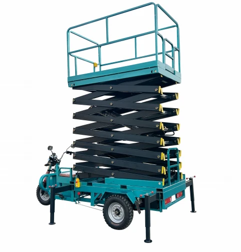 Electric Car Mounted Scissor Lift Platform