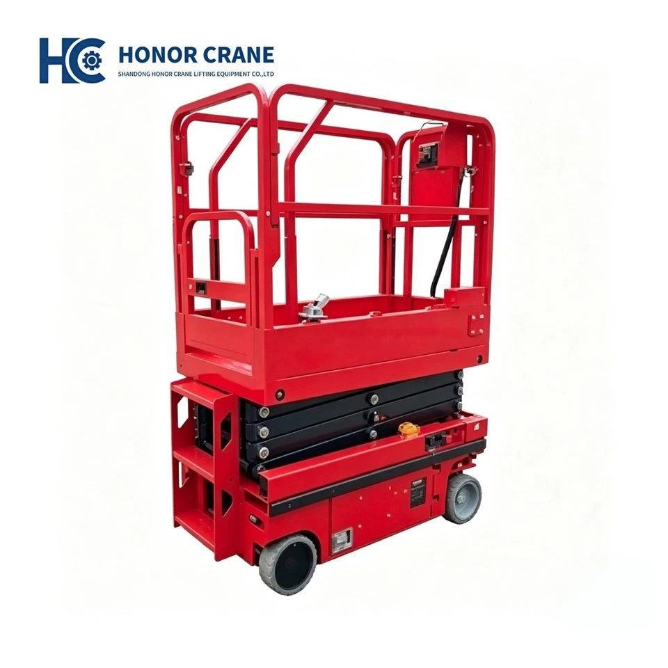 Self-Propelled 6m Scissor Lift Electric Aerial Work Platform suppliers