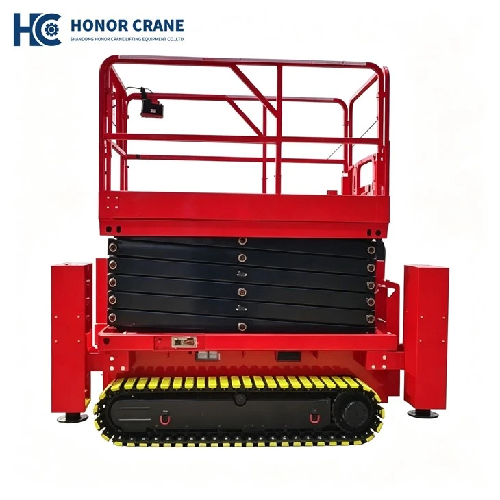 Self‑propelled Track Scissor Aerial Work Platform factory