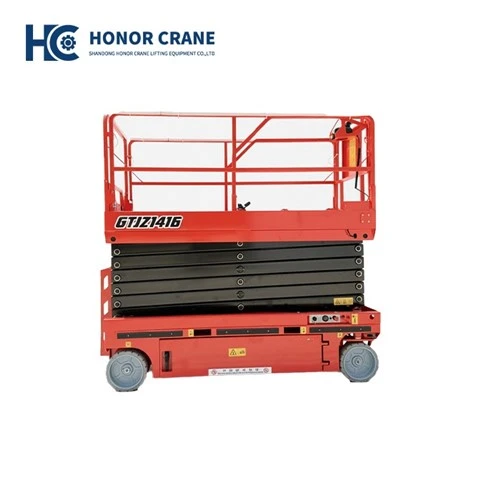 14m Battery-Powered Compact Scissor Lift Work Platform