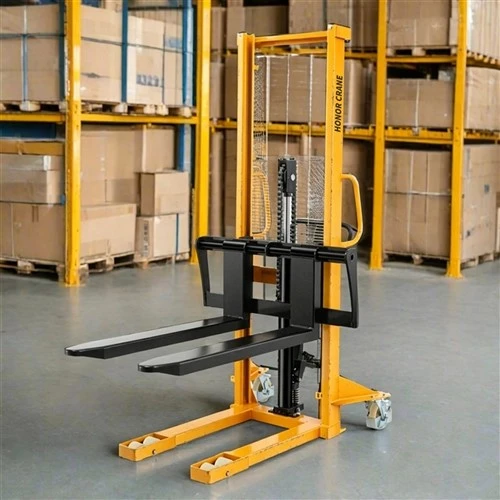 Heavy Duty Manual Forklift Stacker