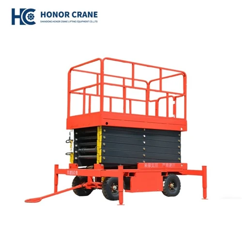 Towable Scissor Lift Platform